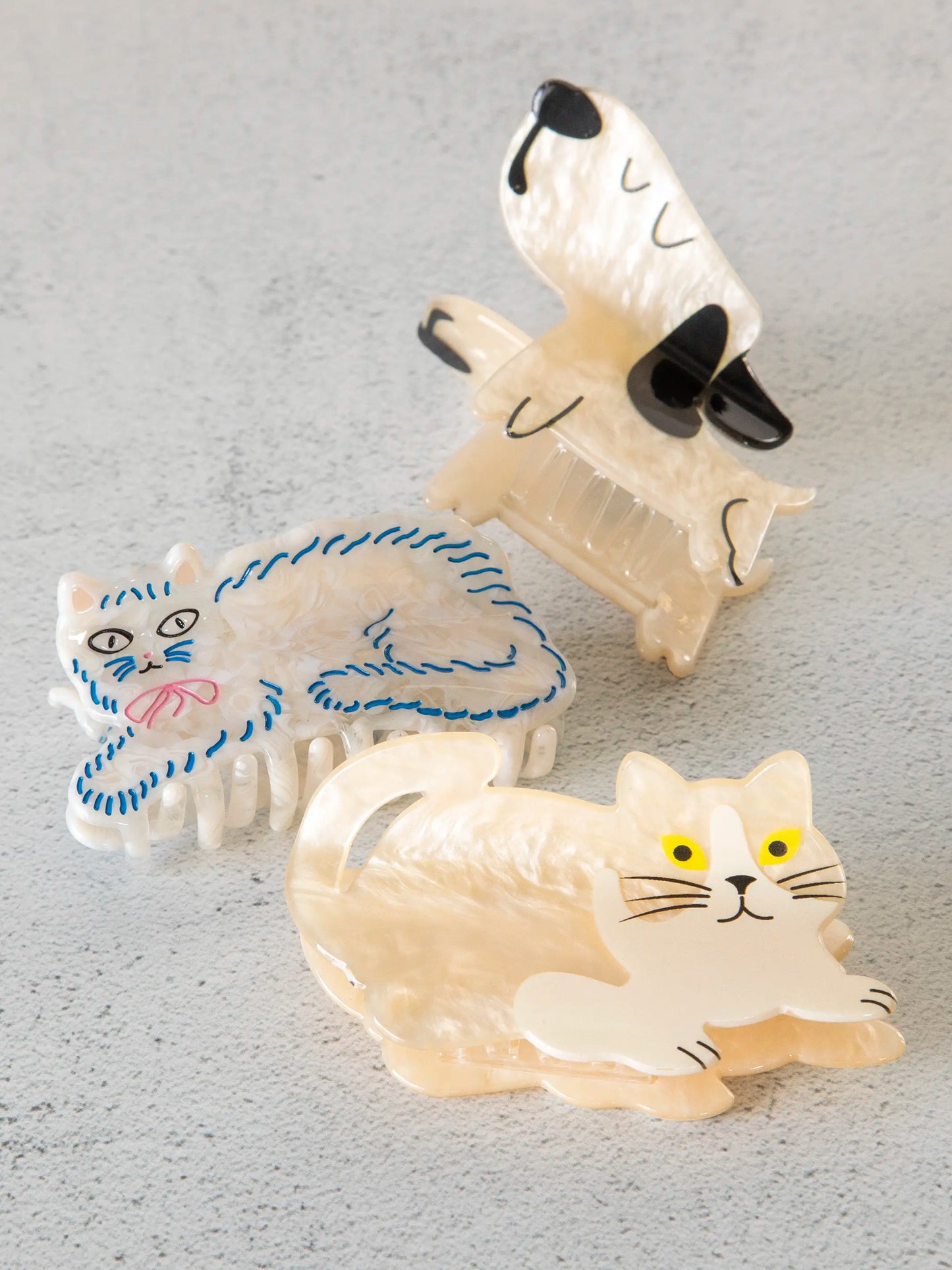 Dog Hair Clip - White-view 3